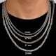 Handmade Silver Jewelry Byzantine Chain Necklace